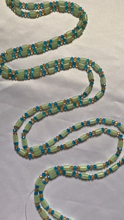 Blue and gold crystal glow in the dark